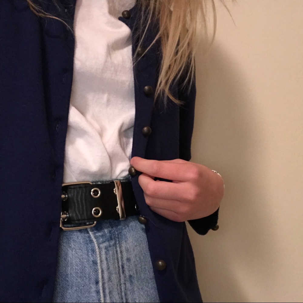 ☆ vintage royal blue cardigan ☆
